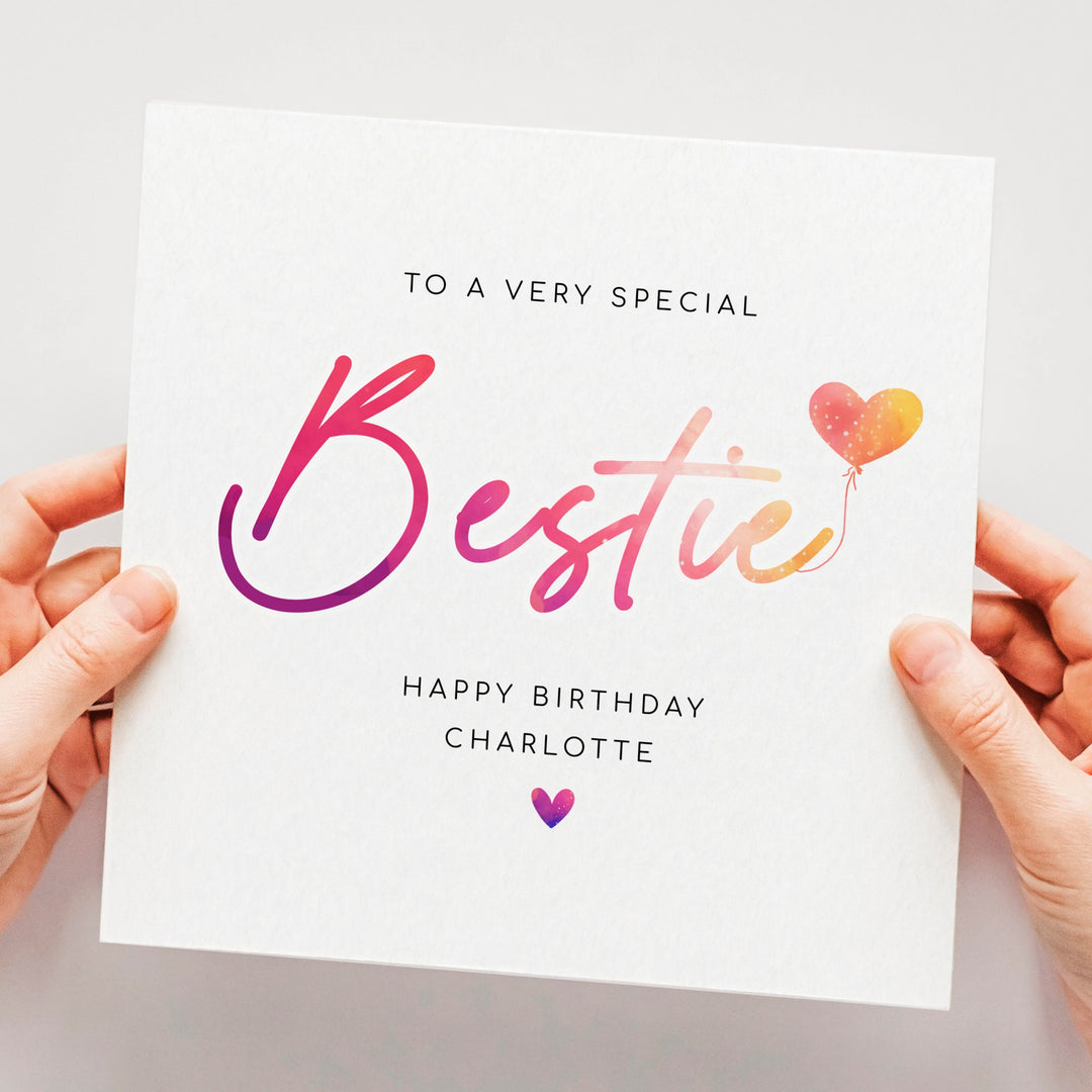 Bestie Birthday Card