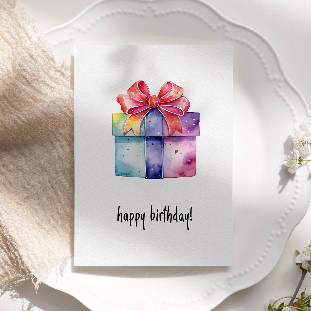 10x Colourful Birthday Cards