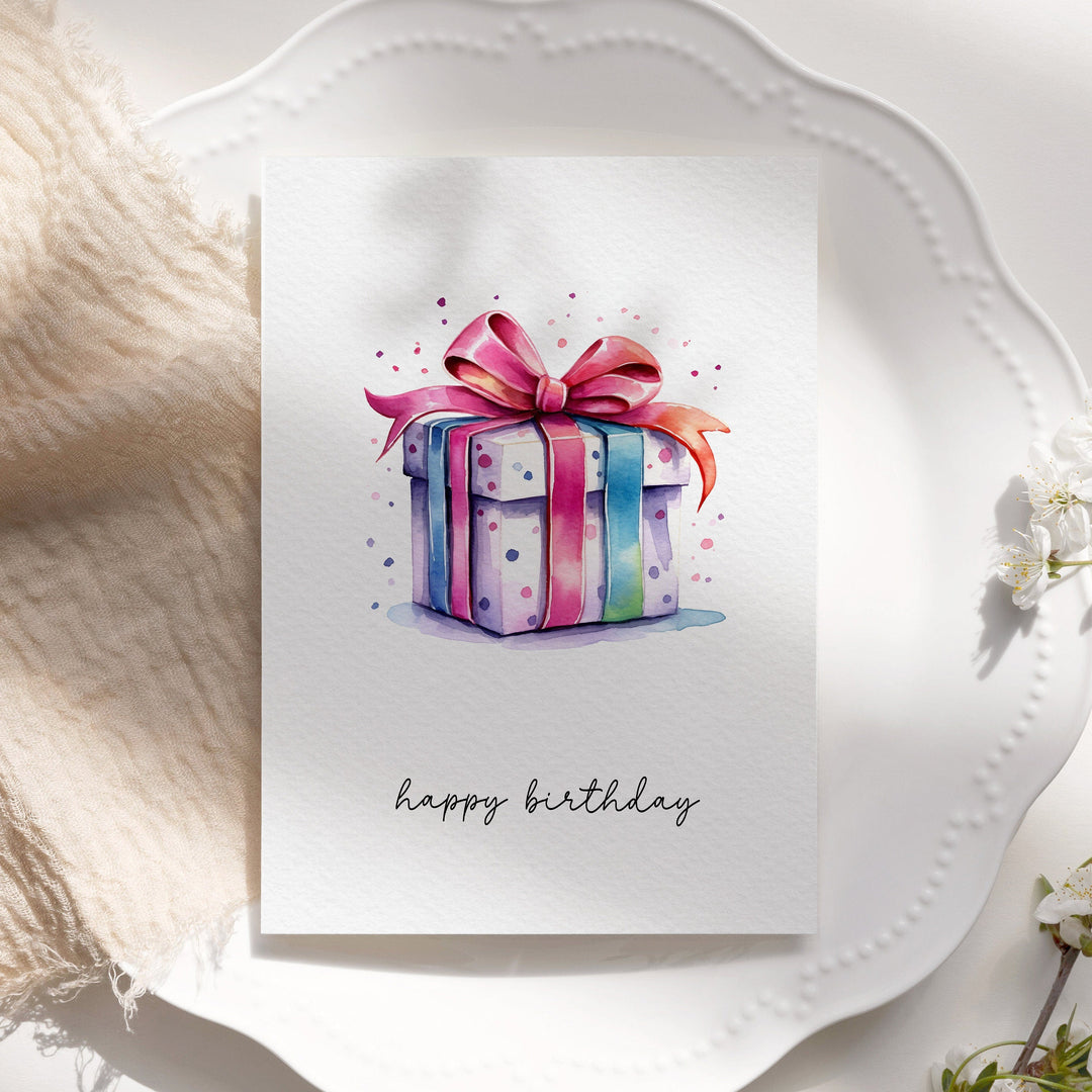 10x Colourful Birthday Cards