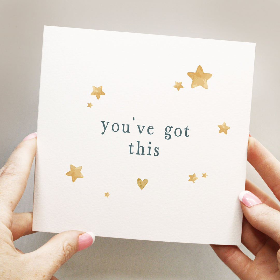 you&#39;ve got this card with heart and stars