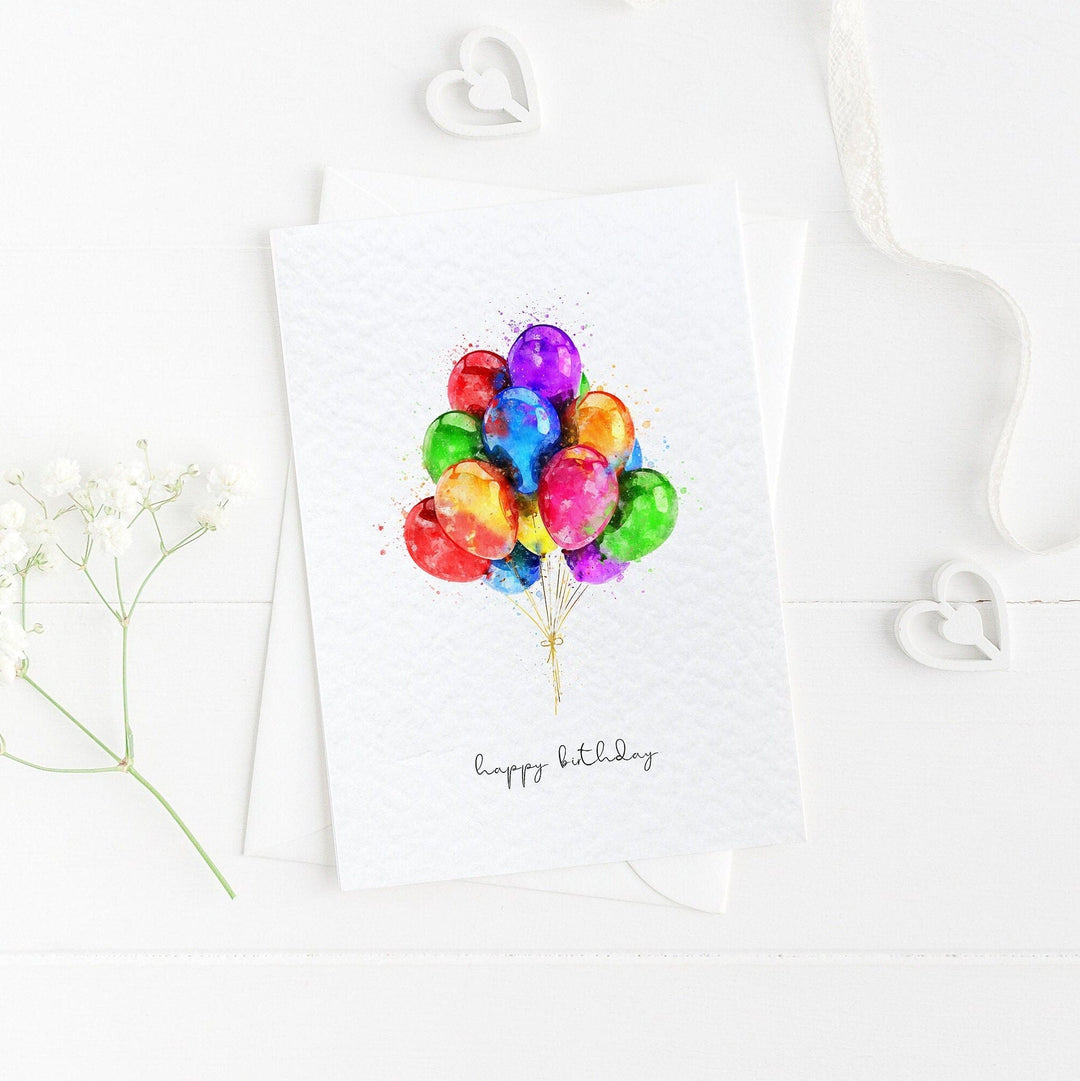 Watercolour Birthday Cards Pack