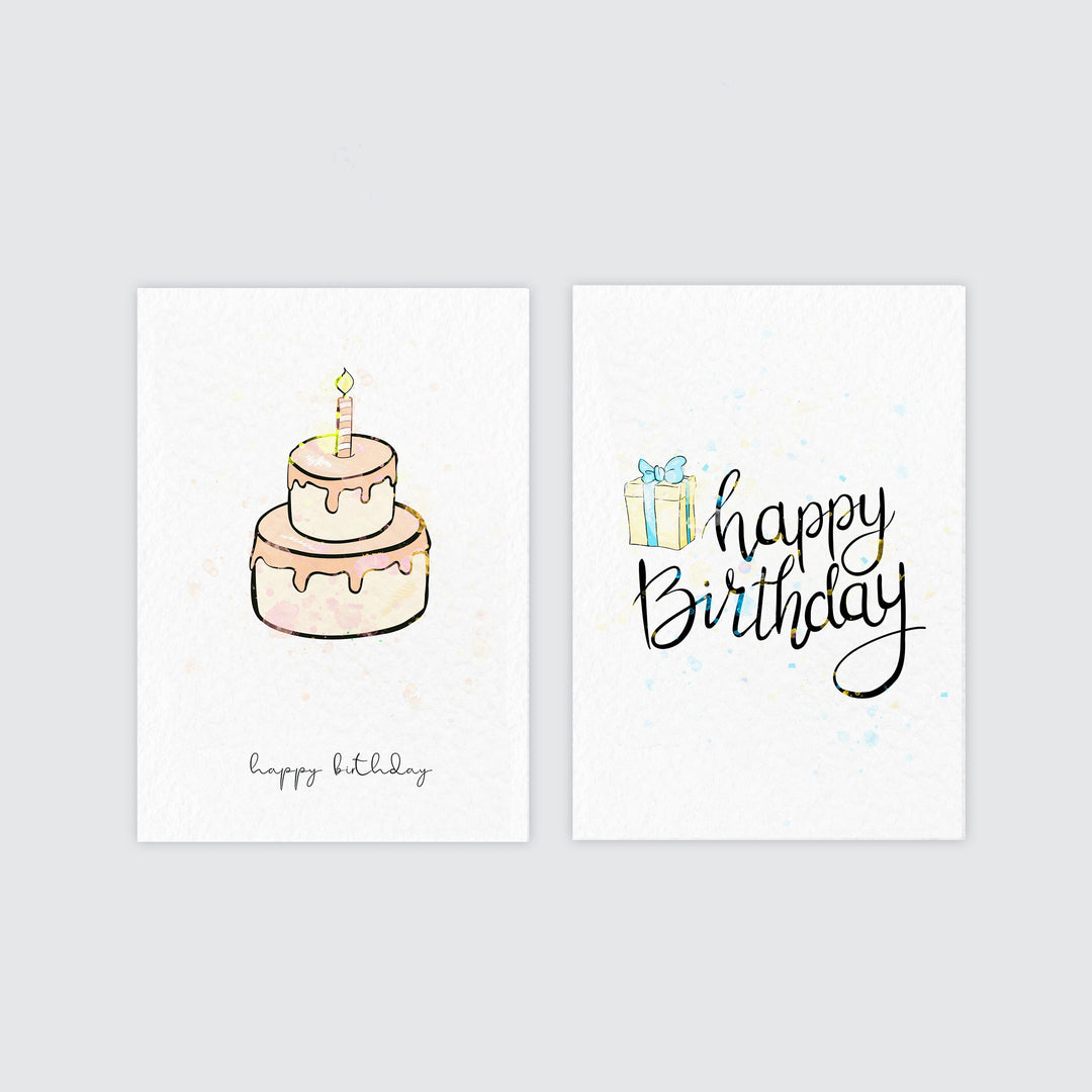 Colourful Birthday Card Pack