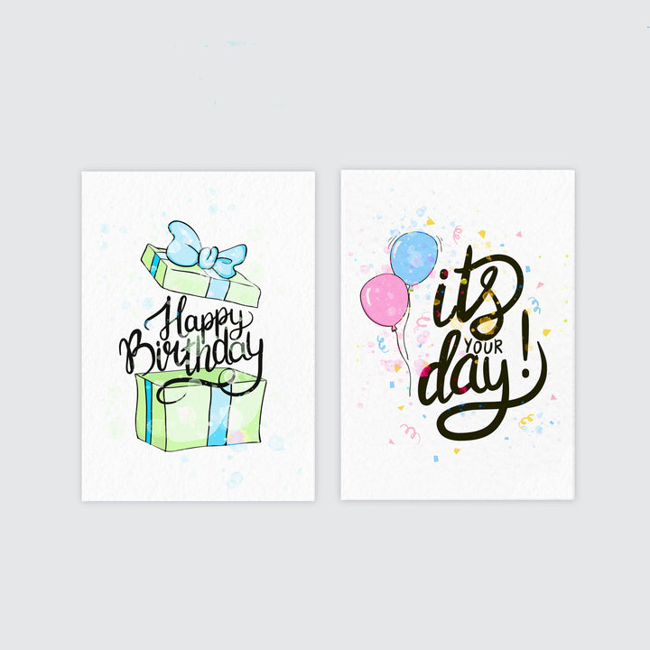 Colourful Birthday Card Pack