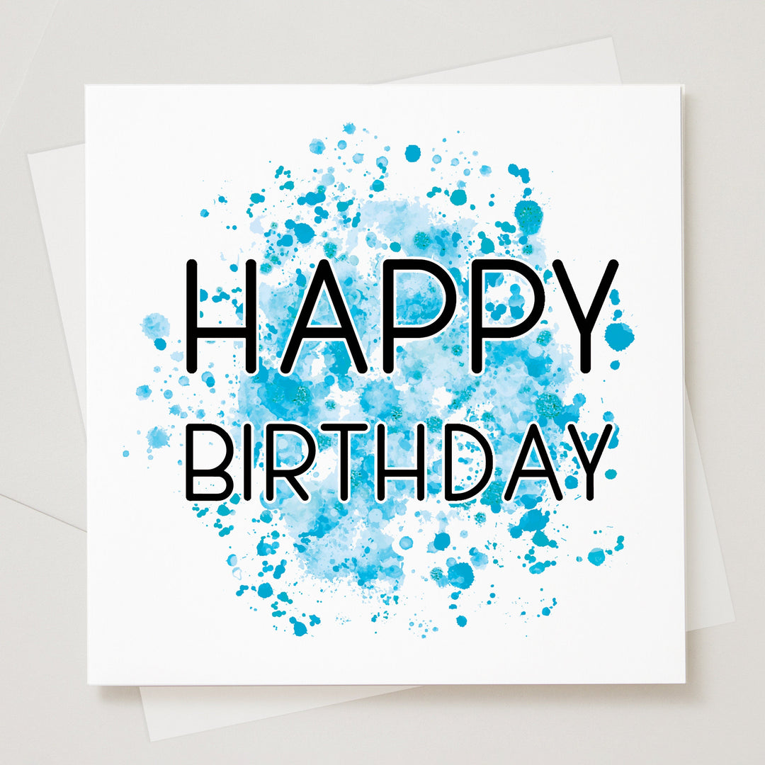 6x Happy Birthday Greeting Cards Pack