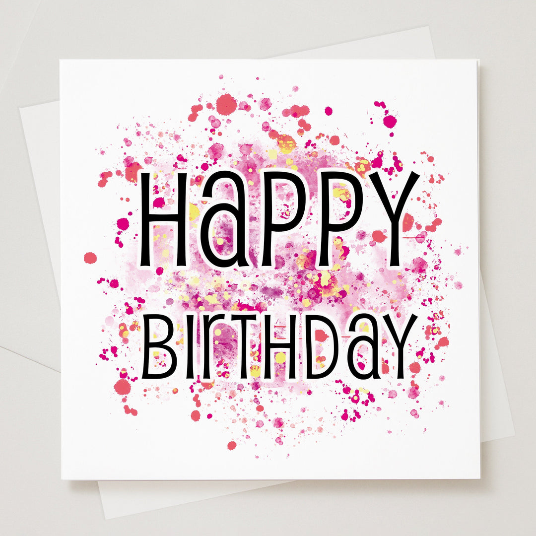 6x Happy Birthday Greeting Cards Pack