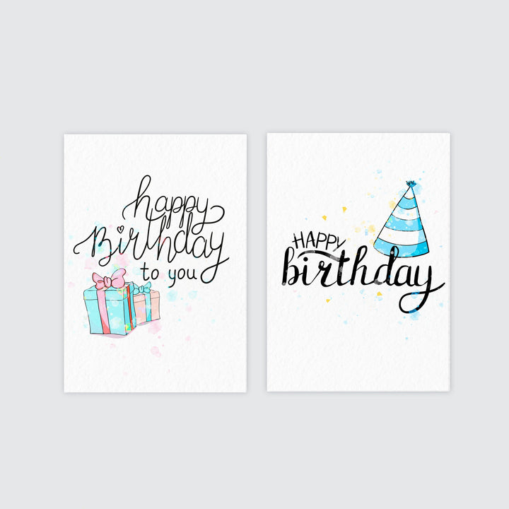 Colourful Birthday Card Pack