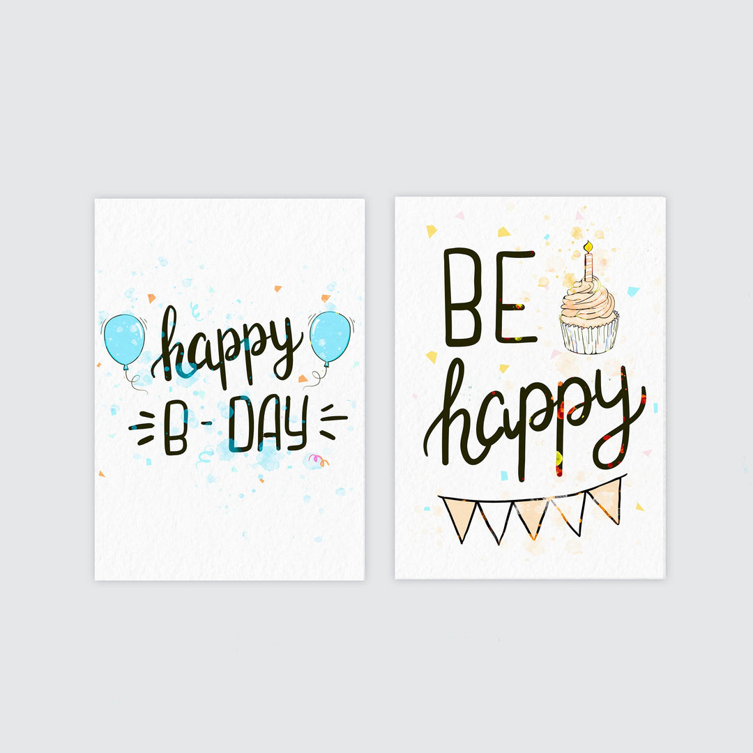 Colourful Birthday Card Pack