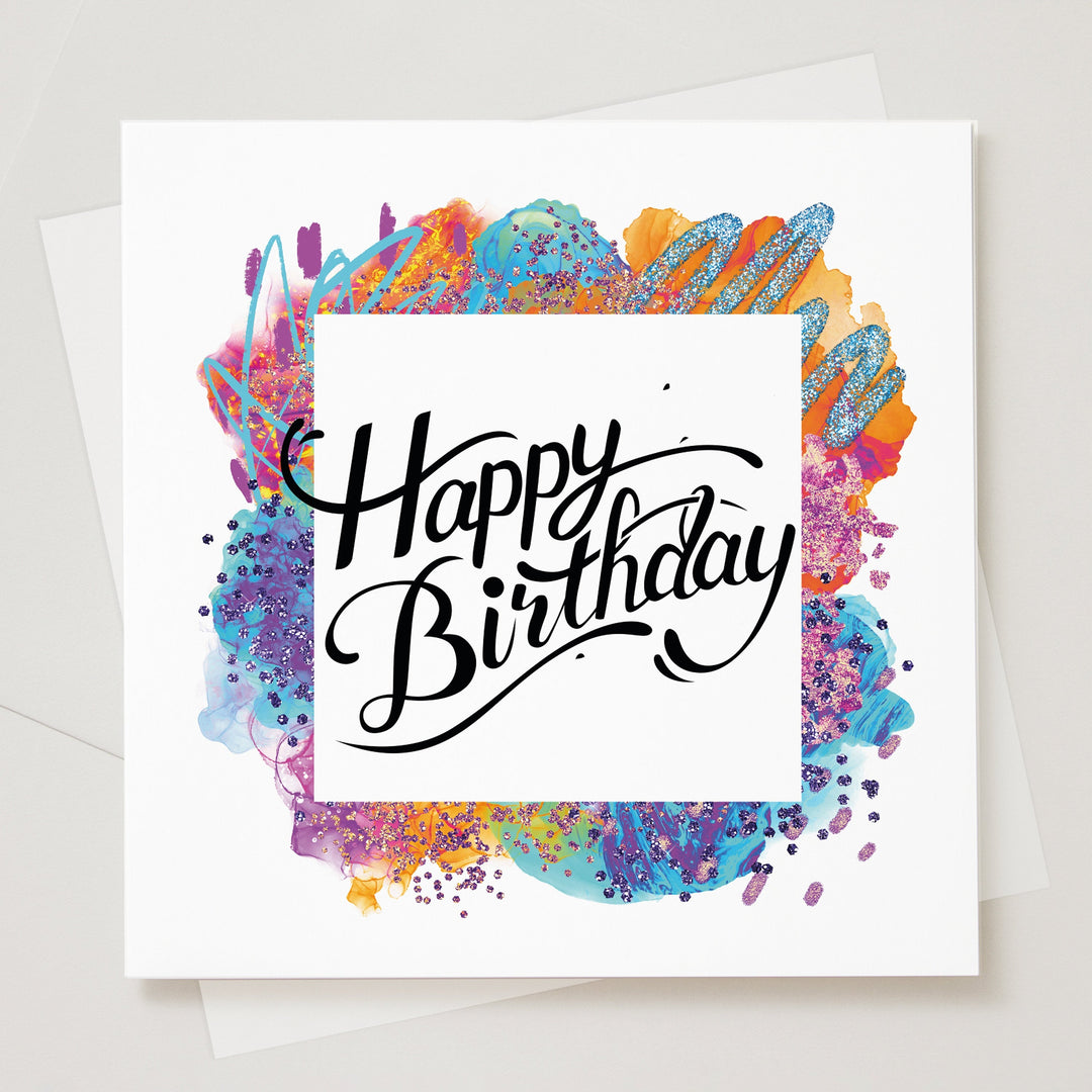 6x Colourful Birthday Cards Pack