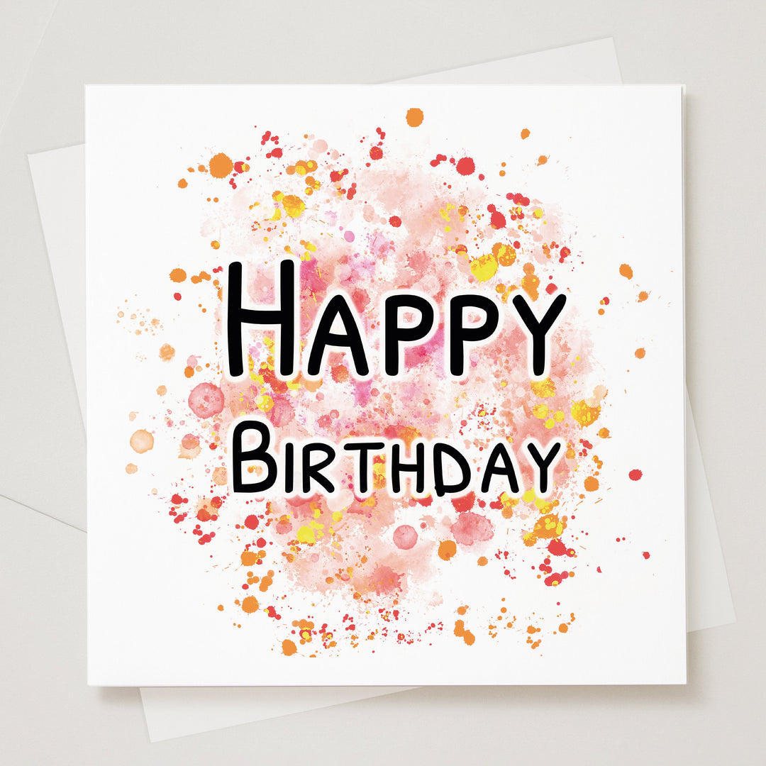 6x Happy Birthday Greeting Cards Pack